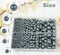 Grey Pearl Beads for Jewelry Making, 1750pcs Grey Pearl Craft Bead with Hole 4mm 6mm 8mm 10mm 12mm Loose Spacer Bead for Necklace Bracelet Earrings Ring Choker Wedding Dress Decor (Grey)